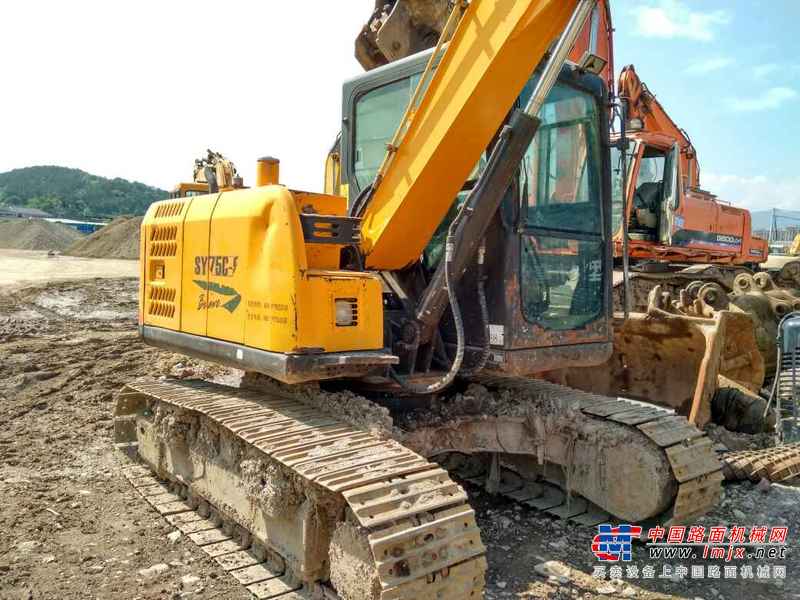 浙江出售转让二手6600小时2012年三一重工SY75C挖掘机