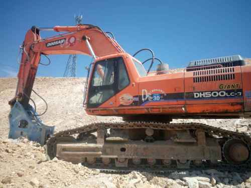 河北出售转让二手15000小时2010年斗山DH500LC挖掘机