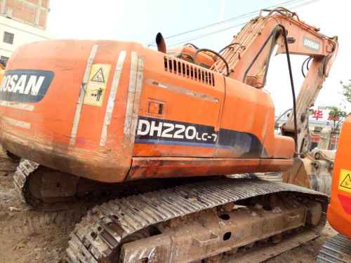 云南出售转让二手7434小时2007年斗山DH220LC挖掘机