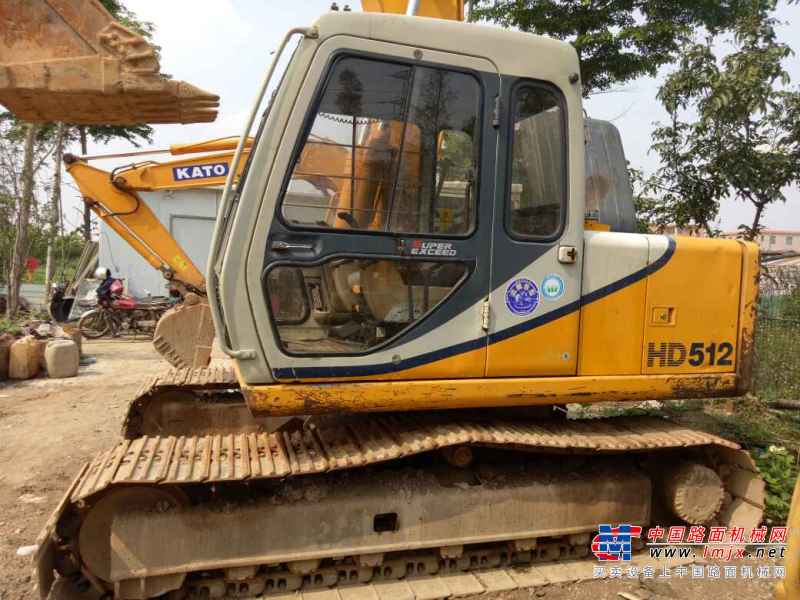广东出售转让二手5632小时2005年加藤HD512挖掘机