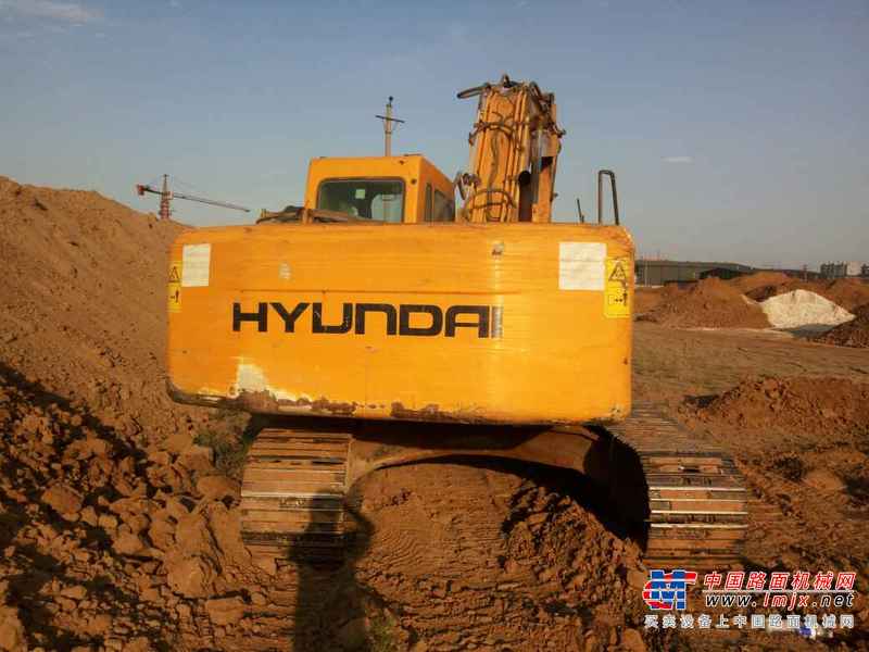 河北出售转让二手15000小时2006年现代R225挖掘机