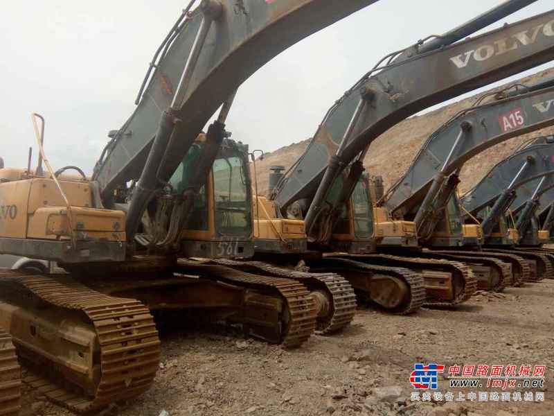 山西出售转让二手15000小时2011年沃尔沃EC460BLC挖掘机