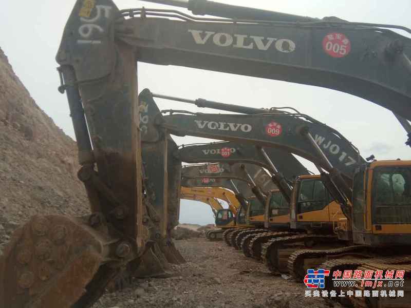山西出售转让二手15000小时2011年沃尔沃EC460BLC挖掘机