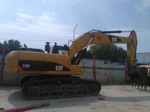 河南出售转让二手2700小时2013年卡特彼勒329D挖掘机