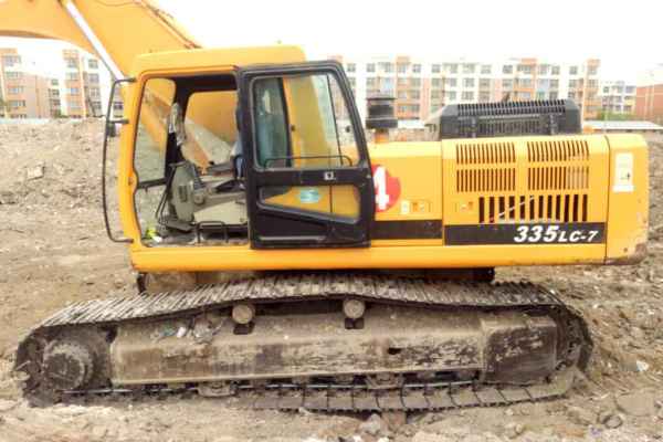 宁夏出售转让二手12000小时2009年现代R335LC挖掘机