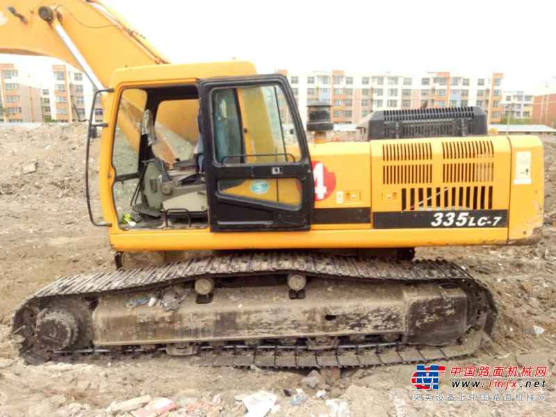 宁夏出售转让二手12000小时2009年现代R335LC挖掘机
