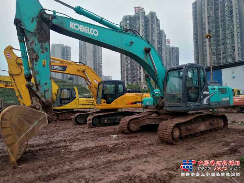 重庆出售转让二手4000小时2014年神钢SK250挖掘机