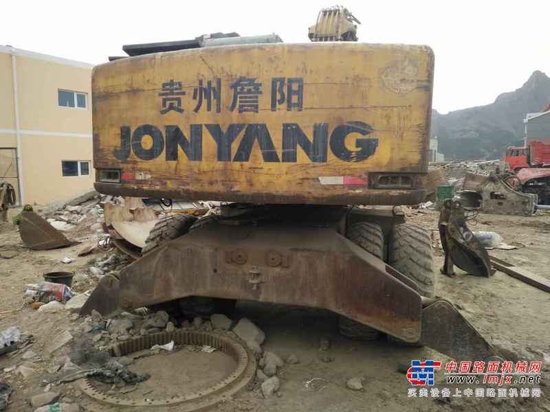河北出售转让二手18000小时2003年詹阳动力轮挖JYL161挖掘机
