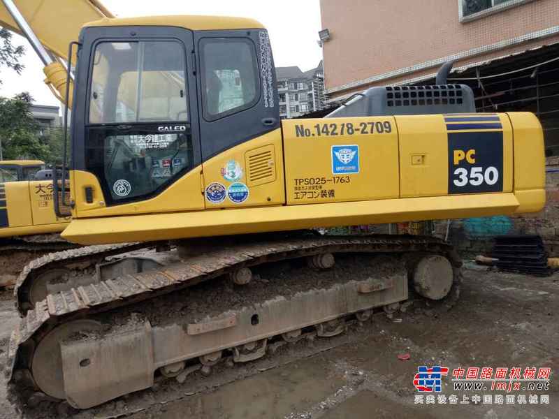 广东出售转让二手7155小时2005年小松PC350挖掘机