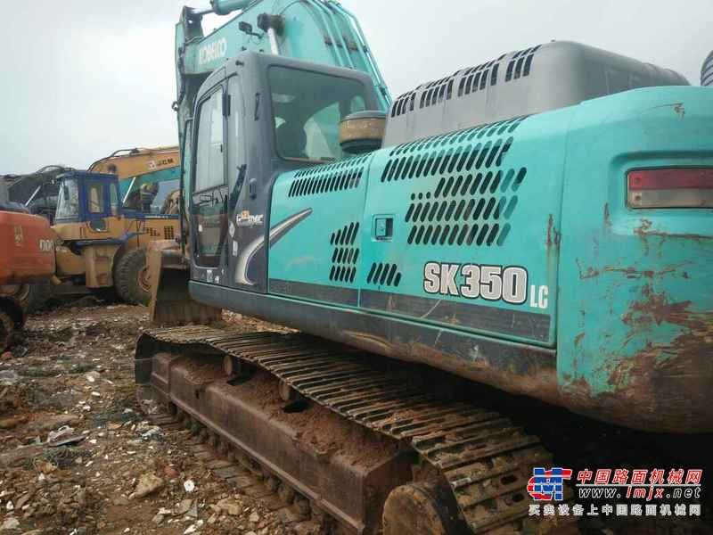 云南出售转让二手4635小时2011年神钢SK350LC挖掘机