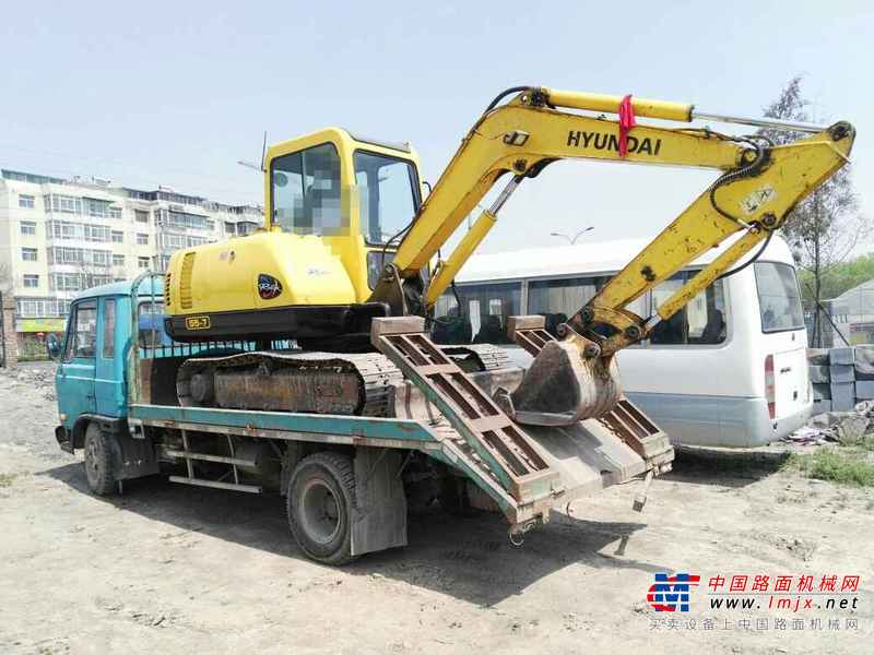 山西出售转让二手8000小时2009年现代R55挖掘机