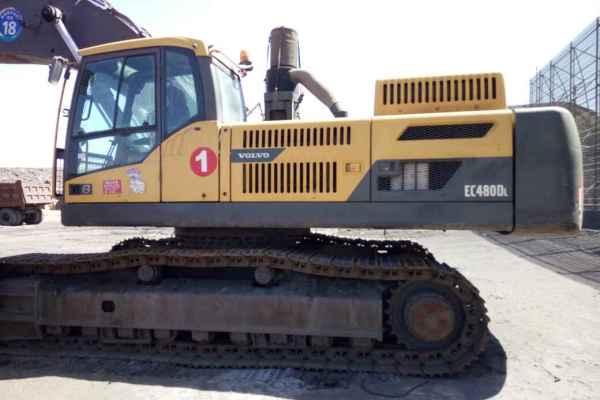 内蒙古出售转让二手11000小时2012年沃尔沃EC480DL挖掘机