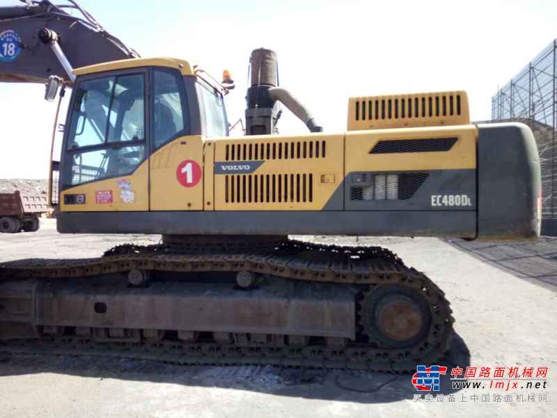 内蒙古出售转让二手11000小时2012年沃尔沃EC480DL挖掘机