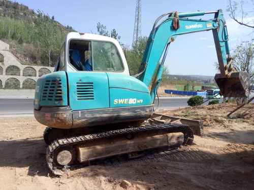 陕西出售转让二手5800小时2010年山河智能SWE80N9挖掘机