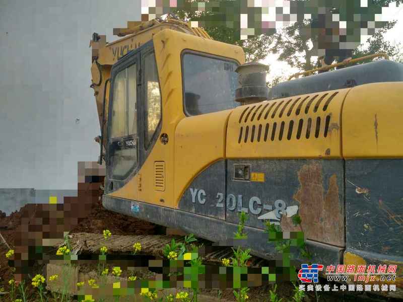 河南出售转让二手8000小时2009年玉柴YC230LC挖掘机