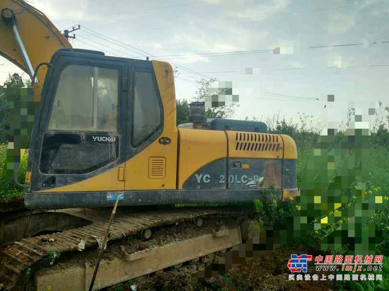 河南出售转让二手8000小时2009年玉柴YC230LC挖掘机