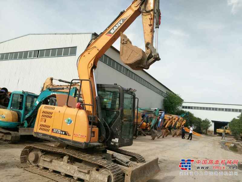 陕西出售转让二手4000小时2013年三一重工SY75C挖掘机