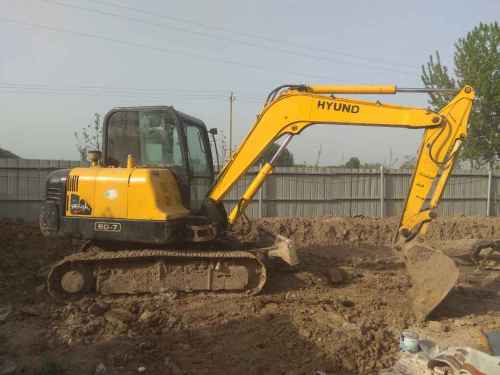 江苏出售转让二手5001小时2010年现代R60挖掘机