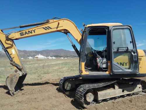 内蒙古出售转让二手6000小时2009年三一重工SY75C挖掘机