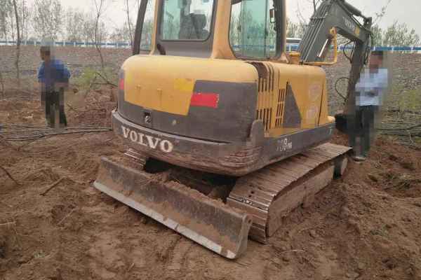 河南出售转让二手11000小时2008年沃尔沃EC55B挖掘机