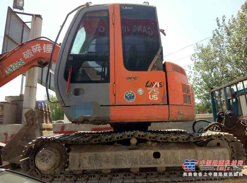 河北出售转让二手18000小时2007年日立EX75挖掘机