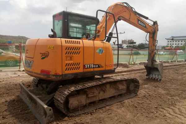 宁夏出售转让二手3600小时2013年三一重工SY75C挖掘机