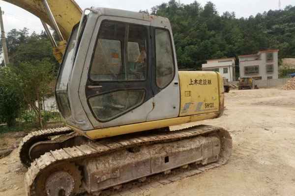 广东出售转让二手12800小时2003年住友SH120A2挖掘机