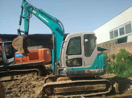 陕西出售转让二手5300小时2011年山河智能SWE70N9挖掘机