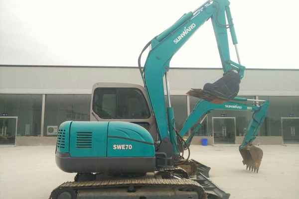 陕西出售转让二手3600小时2012年山河智能SWE70N9挖掘机