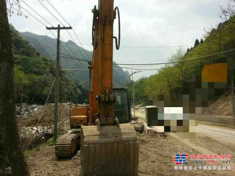 重庆出售转让二手14000小时2007年现代R225LC挖掘机