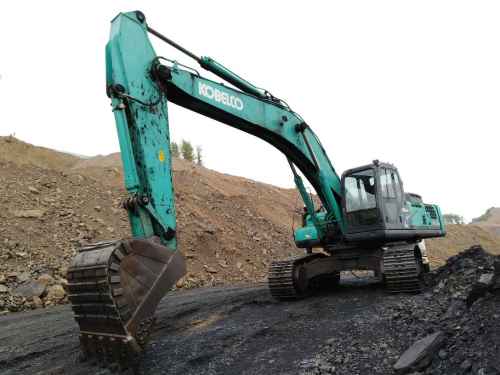 山西出售转让二手6800小时2013年神钢SK350LC挖掘机
