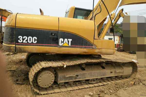 山东出售转让二手10000小时2006年卡特彼勒320C挖掘机
