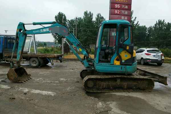河南出售转让二手8543小时2007年久保田KX155挖掘机