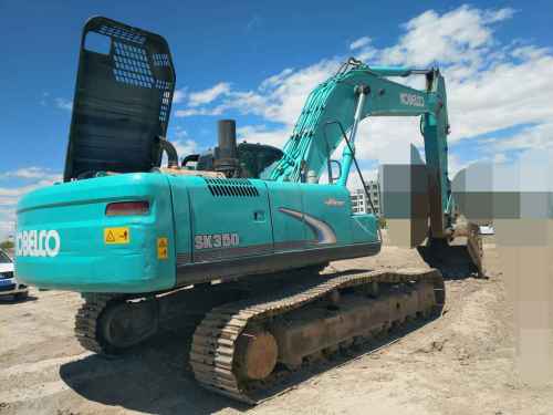 甘肃出售转让二手8000小时2011年神钢SK350LC挖掘机