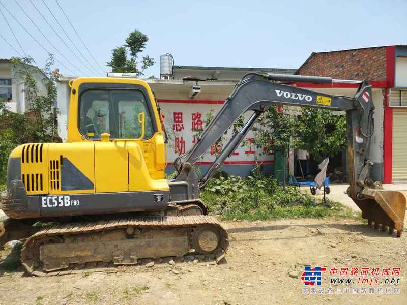 河南出售转让二手5000小时2011年沃尔沃EC55BPRO挖掘机