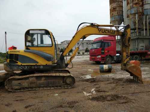 安徽出售转让二手8000小时2008年玉柴YC60挖掘机