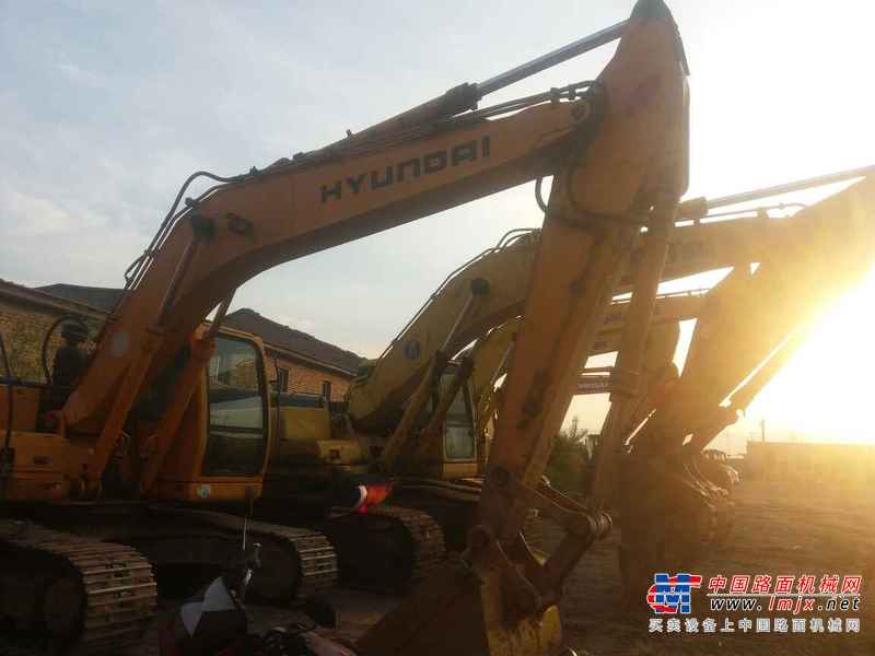 山西出售转让二手9800小时2009年现代R225LC挖掘机