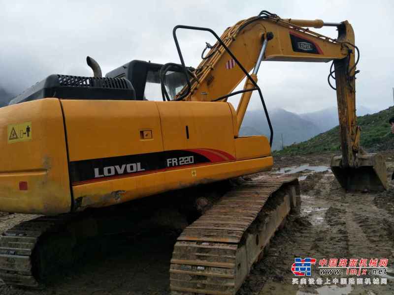 云南出售转让二手6545小时2009年福田雷沃FR210挖掘机