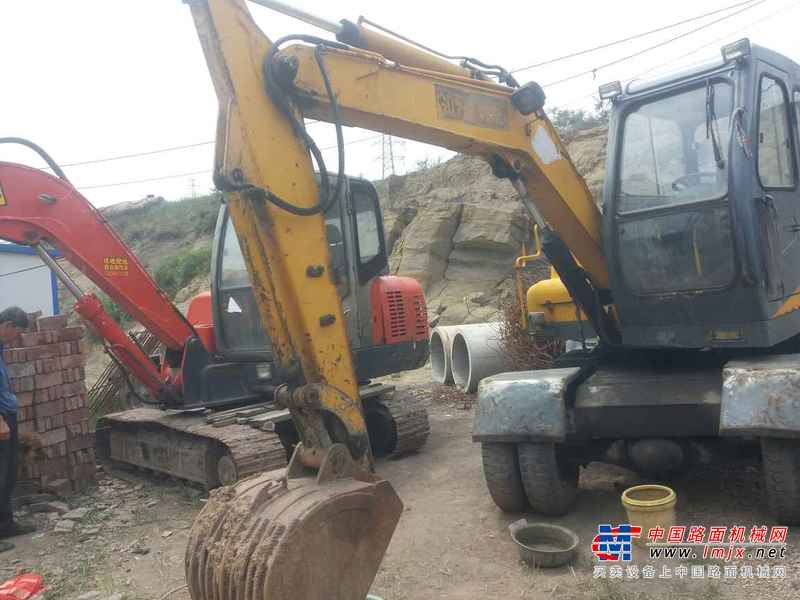 山西出售转让二手5000小时2009年厦工轮挖XG805LII挖掘机