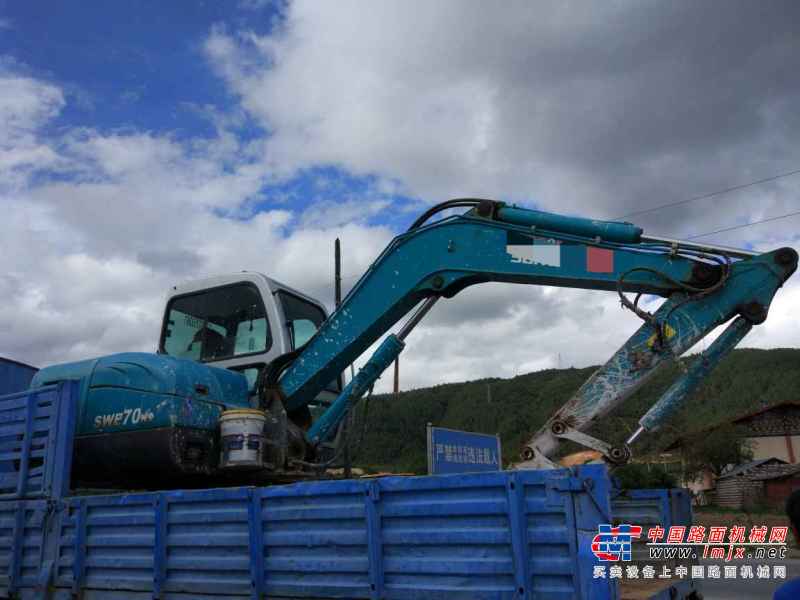 云南出售转让二手6100小时2013年山河智能SWE70N9挖掘机