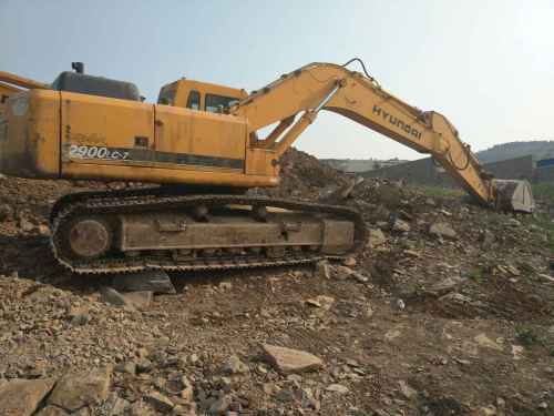 山东出售转让二手8000小时2007年现代EX2900LC挖掘机