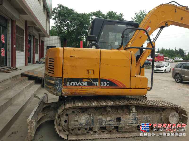 山东出售转让二手3200小时2013年福田雷沃FR80G挖掘机