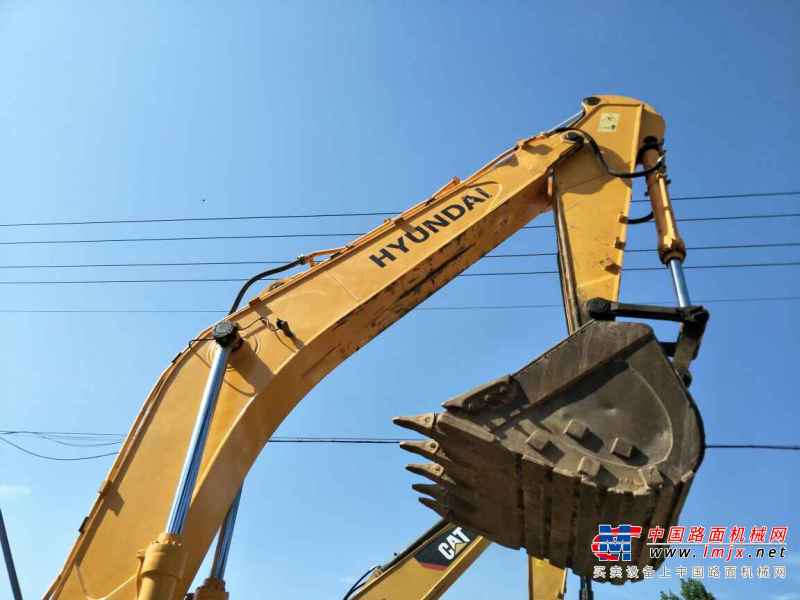 天津出售转让二手12000小时2009年现代R385LC挖掘机