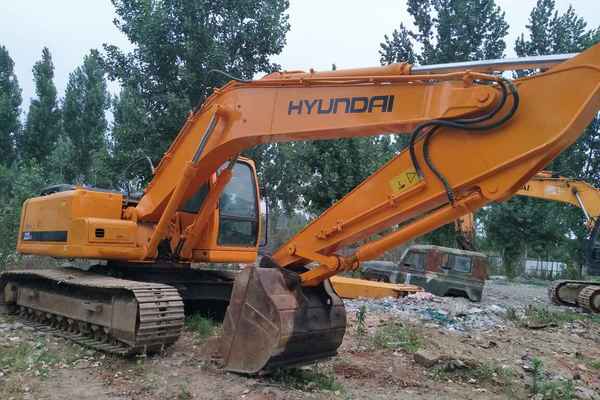 河南出售转让二手12000小时2008年现代R225LC挖掘机