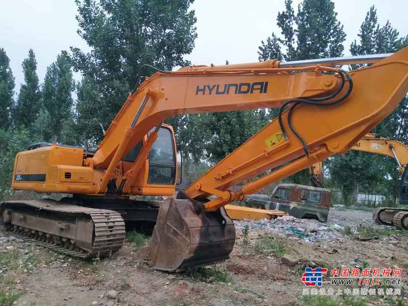 河南出售转让二手12000小时2008年现代R225LC挖掘机