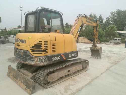 河南出售转让二手6800小时2011年柳工CLG906C挖掘机
