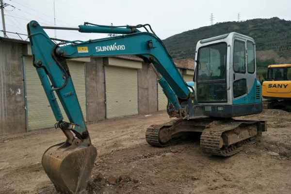 甘肃出售转让二手6000小时2012年山河智能SWE60N9挖掘机