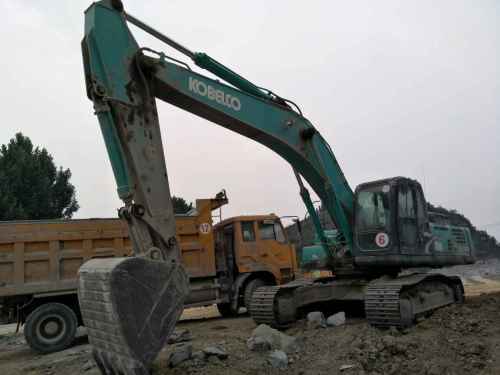 湖北出售转让二手7800小时2012年神钢SK350LC挖掘机