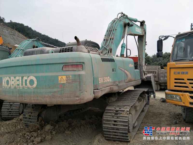 湖北出售转让二手7800小时2012年神钢SK350LC挖掘机