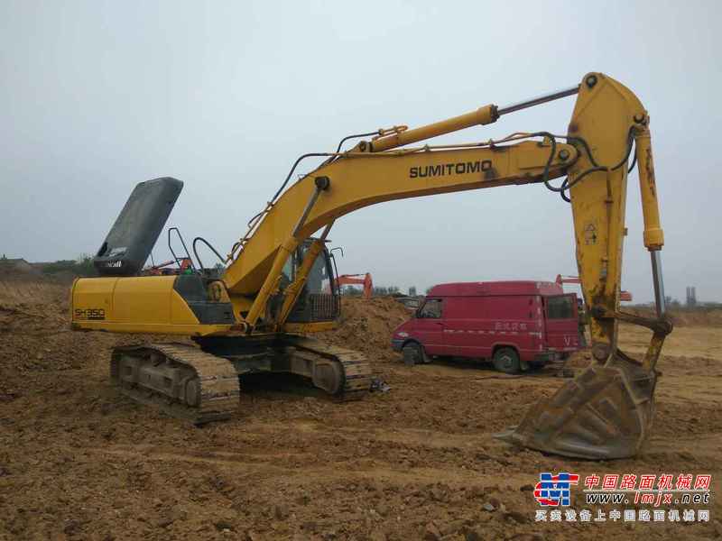 山东出售转让二手8800小时2011年住友SH350HD挖掘机